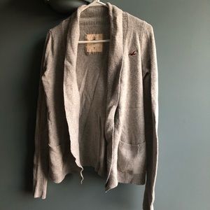 Hollister grey cozy cardigan
